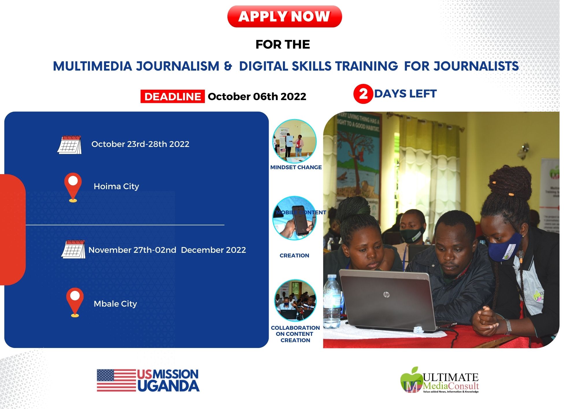 Applications Invited For Journalists To Be Trained In Multimedia Journalism and Digital Skills. 3