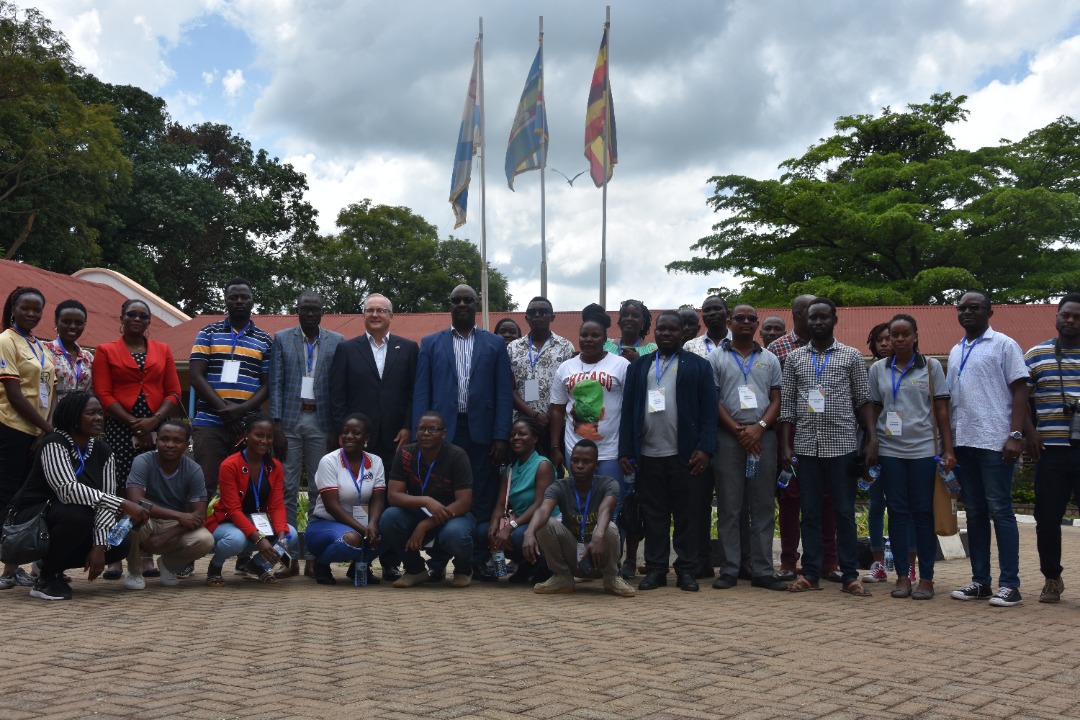 Group picture with the prime minister of Bunyoro Kitara Kingdom