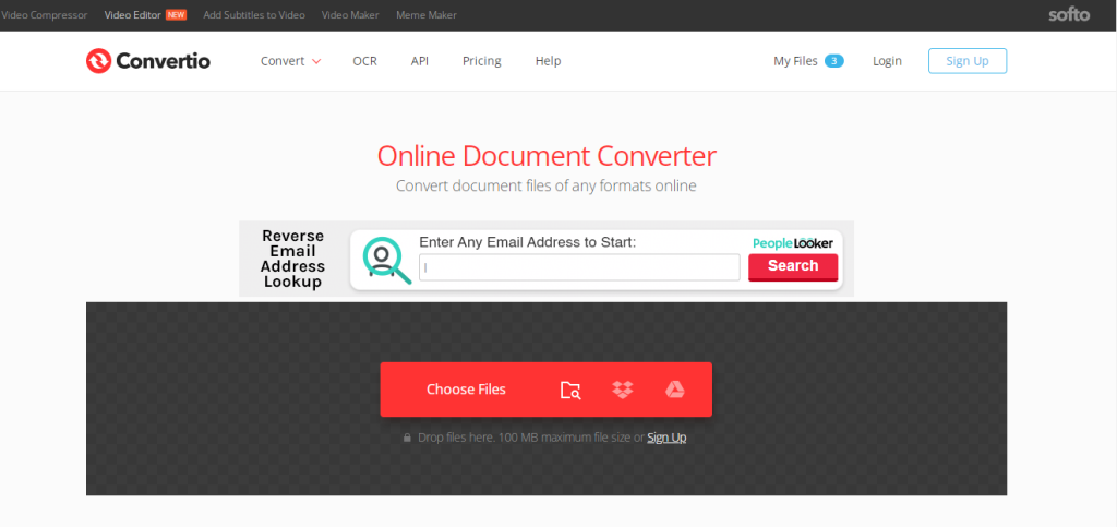 Convertio document converter