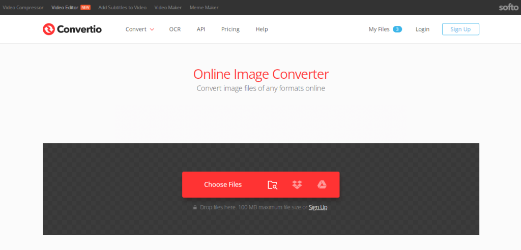 Free online image conversion tools and websites 3