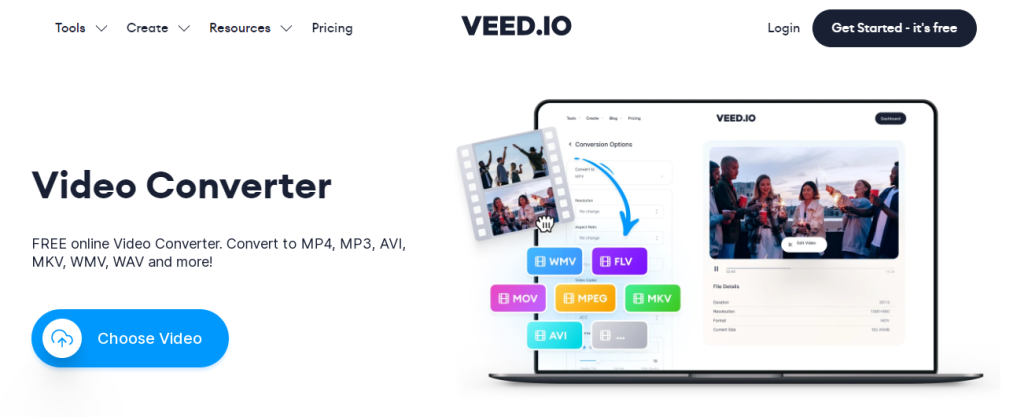 Veed video converter