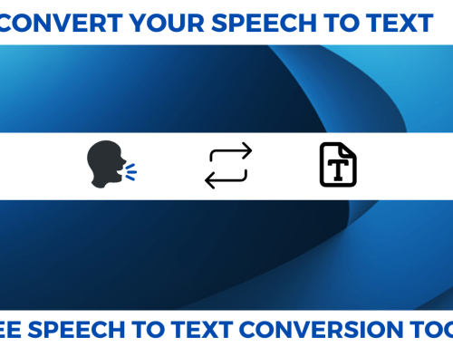 Best free audio/ speech to text online conversion tools and software
