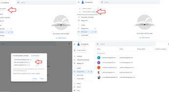 How to create an Email list in G-Mail.