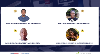 Uganda Journalists awarded in Multimedia Storytelling