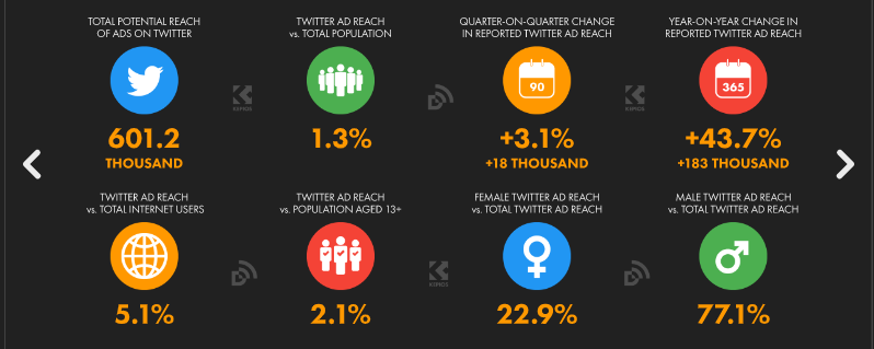 Twitter Audience and advertising overview 2023