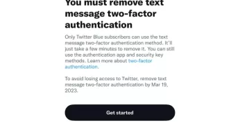 Twitter removes Text Message Two-Factor Authentication From Non-Blue Users