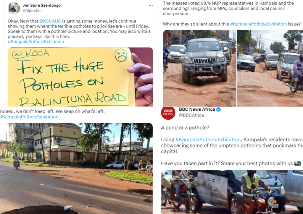 #KampalaPotholeExhibition